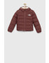 The North Face geaca de puf pentru copii REVERSIBLE NORTH DOWN HOODED JACKET culoarea bordo - Pled.ro