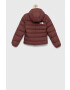 The North Face geaca de puf pentru copii REVERSIBLE NORTH DOWN HOODED JACKET culoarea bordo - Pled.ro