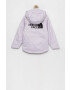 The North Face geaca de snowboard pentru copii culoarea violet - Pled.ro