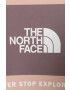 The North Face hanorac de bumbac pentru copii REDBOX CREW culoarea roz cu imprimeu - Pled.ro