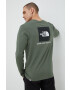 The North Face longsleeve din bumbac - Pled.ro