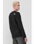 The North Face Longsleeve din bumbac culoarea negru material neted NF0A37FTJK31-JK31 - Pled.ro