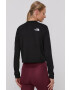 The North Face Longsleeve din bumbac culoarea negru - Pled.ro