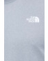 The North Face longsleeve sport Reaxion culoarea gri melanj - Pled.ro