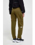 The North Face pantaloni femei culoarea verde drept high waist - Pled.ro