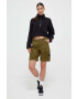 The North Face pantaloni femei culoarea verde drept high waist - Pled.ro