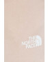 The North Face pantaloni de trening din bumbac culoarea violet modelator - Pled.ro