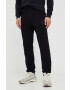 The North Face pantaloni de trening din bumbac culoarea negru cu imprimeu - Pled.ro