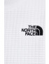 The North Face rochie culoarea alb mini oversize - Pled.ro