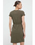 The North Face rochie sport Never Stop Wearing culoarea verde mini evazati - Pled.ro