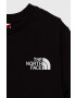 The North Face tricou de bumbac pentru copii S/S SIMPLE DOME TEE culoarea negru cu imprimeu - Pled.ro