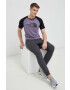 The North Face tricou din bumbac culoarea violet cu imprimeu - Pled.ro