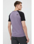 The North Face tricou din bumbac culoarea violet cu imprimeu - Pled.ro