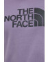 The North Face tricou din bumbac culoarea violet cu imprimeu - Pled.ro