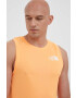 The North Face tricou sport Mountain Athletics culoarea portocaliu - Pled.ro