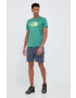 The North Face tricou sport Reaxion Easy culoarea verde cu imprimeu - Pled.ro