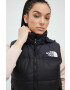 The North Face vesta 1996 RETRO NUPTSE VEST femei culoarea negru de iarna - Pled.ro