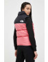 The North Face vesta de puf 1996 RETRO NUPTSE VEST femei culoarea roz de iarna - Pled.ro