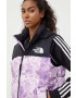 The North Face vesta de puf 1996 RETRO NUPTSE VEST femei culoarea violet de iarna - Pled.ro