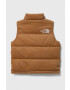 The North Face vesta de puf pentru copii 1996 RETRO NUPTSE VEST culoarea maro - Pled.ro