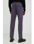 Tiger of Sweden pantaloni Caidon barbati culoarea violet drept - Pled.ro