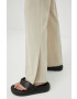 Tiger of Sweden pantaloni din lana culoarea bej drept high waist - Pled.ro