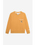 Timberland bluza copii Sweatshirt culoarea portocaliu neted - Pled.ro