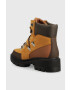 Timberland bocanci Cortina Valley Hiker WP femei culoarea maro cu toc plat - Pled.ro