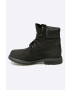 Timberland botine Premium Boot femei culoarea negru cu toc plat 8658A-BLACK - Pled.ro