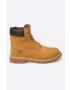 Timberland botine PREMIUM WATERPROOF BOOT femei culoarea maro cu toc plat izolare usoara 12909-WheatYello - Pled.ro