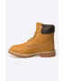 Timberland botine PREMIUM WATERPROOF BOOT femei culoarea maro cu toc plat izolare usoara 12909-WheatYello - Pled.ro