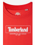 Timberland tricou de bumbac pentru copii Short Sleeves Tee-shirt culoarea rosu cu imprimeu - Pled.ro