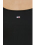 Tommy Jeans body femei culoarea negru - Pled.ro