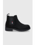 Tommy Jeans botine din piele intoarsa - Pled.ro