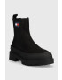 Tommy Jeans botine din piele intoarsa - Pled.ro