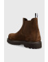 Tommy Jeans botine din piele intoarsa TJM CHELSEA HIGH BOOT barbati culoarea maro EM0EM01205 - Pled.ro