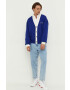 Tommy Jeans cardigan femei culoarea rosu light - Pled.ro