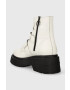 Tommy Jeans cizme de piele TJW CHUNKY BOOT HARDWARE femei culoarea alb cu platforma EN0EN02443 - Pled.ro