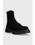 Tommy Jeans cizme din piele intoarsa TJM CASUAL BOOT SUEDE barbati culoarea negru EM0EM01336 - Pled.ro