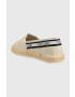 Tommy Jeans espadrile TJW FLATFORM WEBBING culoarea bej EN0EN02362 - Pled.ro