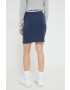 Tommy Jeans fusta culoarea albastru marin mini drept - Pled.ro