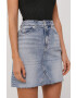 Tommy Jeans fusta jeans - Pled.ro