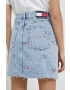 Tommy Jeans fusta jeans - Pled.ro