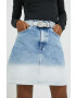 Tommy Jeans fusta jeans - Pled.ro