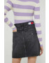 Tommy Jeans fusta jeans - Pled.ro