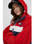 Tommy Jeans geaca femei culoarea alb de iarna - Pled.ro