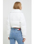 Tommy Jeans geaca femei culoarea alb de iarna - Pled.ro