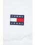 Tommy Jeans geaca femei culoarea alb de iarna - Pled.ro