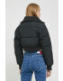 Tommy Jeans geaca femei culoarea negru de iarna - Pled.ro