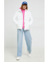 Tommy Jeans geaca femei culoarea bej de tranzitie oversize - Pled.ro